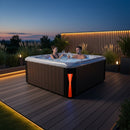 Hydrosan Garten-Whirlpool-Badewanne 560 Cappuccino Kaffeebezug 220x220 cm