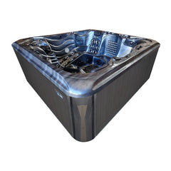 Hydrosan Garten-Whirlpool-Badewanne 560 Blaue Ozeanwelle Anthrazit Gehäuse 220x220 cm – Vorschau 5
