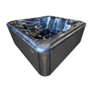 Hydrosan Garten-Whirlpool-Badewanne 560 Blaue Ozeanwelle Anthrazit Gehäuse 220x220 cm