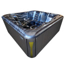 Hydrosan Garten-Whirlpool-Badewanne 560 Blaue Ozeanwelle Anthrazit Gehäuse 220x220 cm