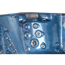 Hydrosan Garten-Whirlpool-Badewanne 561 Blaue Ozeanwelle Anthrazit Gehäuse 210x210 cm