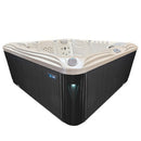 Hydrosan Garten-Whirlpool-Badewanne 561 Weißperle Anthrazit Gehäuse 210x210 cm