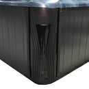 Hydrosan Garten-Whirlpool-Badewanne 561 Black Ocean Wave Anthrazit Gehäuse 210x210 cm
