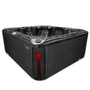 Hydrosan Garten-Whirlpool-Badewanne 561 Black Ocean Wave Anthrazit Gehäuse 210x210 cm