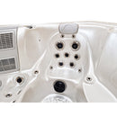 Hydrosan Garten-Whirlpool-Badewanne 565, weiß-perlgrau, Gehäuse 170 x 210 cm