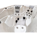 Hydrosan Garten-Whirlpool-Badewanne 565, weiß-perlgrau, Gehäuse 170 x 210 cm