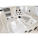 Hydrosan Garten-Whirlpool-Badewanne 565, weiß-perlgrau, Gehäuse 170 x 210 cm
