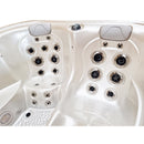 Hydrosan Garten-Whirlpool-Badewanne 565, weiß-perlgrau, Gehäuse 170 x 210 cm