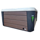 Hydrosan Garten-Whirlpool-Badewanne 565 Weißperle Kaffeegehäuse 170x210 cm