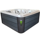 Hydrosan Garten-Whirlpool-Badewanne 565, weiß-perlgrau, Gehäuse 170 x 210 cm