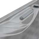 Hydrosan Garten-Whirlpool-Badewanne Spa566, komplettes Gehäuse in Cappuccino-Anthrazit, 200 x 200 cm