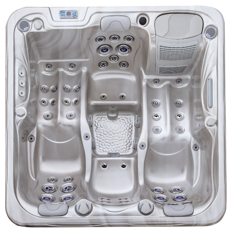 Hydrosan Garten-Whirlpool-Badewanne Spa566 Vollständige Cappuccino-Kaffeeabdeckung 200x200 cm