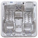 Hydrosan Garten-Whirlpool-Badewanne Spa566 Vollständige Cappuccino-Kaffeeabdeckung 200x200 cm