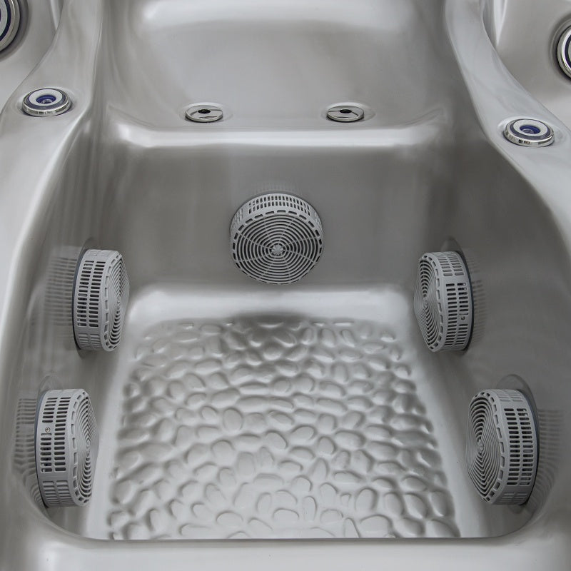 Hydrosan Garten-Whirlpool-Badewanne Spa566 Vollständige Cappuccino-Kaffeeabdeckung 200x200 cm