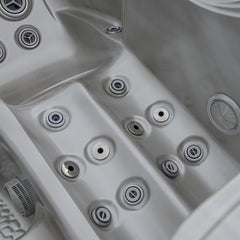 Hydrosan Garten-Whirlpool-Badewanne Spa566 Vollständige Cappuccino-Kaffeeabdeckung 200x200 cm – Vorschau 8