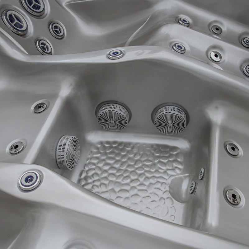 Hydrosan Garten-Whirlpool-Badewanne Spa566 Vollständige Cappuccino-Kaffeeabdeckung 200x200 cm