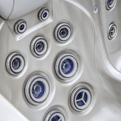 Hydrosan Garten-Whirlpool-Badewanne Spa566 Vollständige Cappuccino-Kaffeeabdeckung 200x200 cm – Vorschau 6