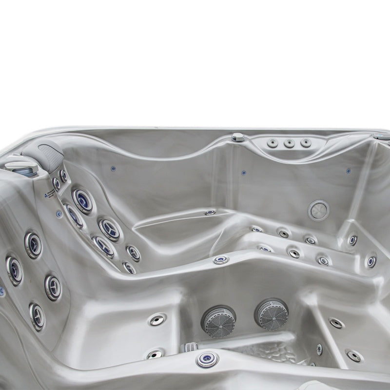 Hydrosan Garten-Whirlpool-Badewanne Spa566 Vollständige Cappuccino-Kaffeeabdeckung 200x200 cm