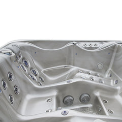 Hydrosan Garten-Whirlpool-Badewanne Spa566 Vollständige Cappuccino-Kaffeeabdeckung 200x200 cm – Vorschau 22