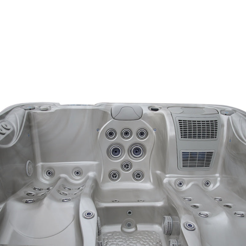 Hydrosan Garten-Whirlpool-Badewanne Spa566 Vollständige Cappuccino-Kaffeeabdeckung 200x200 cm