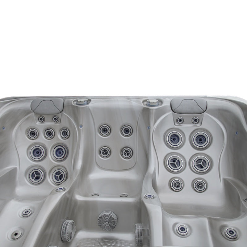 Hydrosan Garten-Whirlpool-Badewanne Spa566 Vollständige Cappuccino-Kaffeeabdeckung 200x200 cm