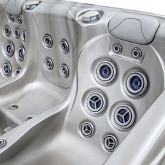 Hydrosan Garten-Whirlpool-Badewanne Spa566 Vollständige Cappuccino-Kaffeeabdeckung 200x200 cm – Vorschau 4