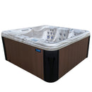 Hydrosan Garten-Whirlpool-Badewanne Spa566 Vollständige Cappuccino-Kaffeeabdeckung 200x200 cm