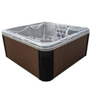 Hydrosan Garten-Whirlpool-Badewanne Spa566 Vollständige Cappuccino-Kaffeeabdeckung 200x200 cm