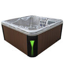 Hydrosan Garten-Whirlpool-Badewanne Spa566 Vollständige Cappuccino-Kaffeeabdeckung 200x200 cm