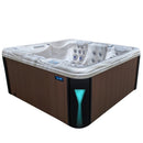 Hydrosan Garten-Whirlpool-Badewanne Spa566 Vollständige Cappuccino-Kaffeeabdeckung 200x200 cm