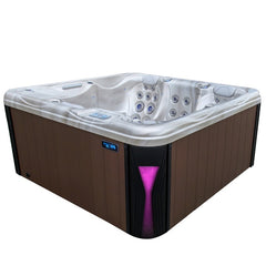 Hydrosan Garten-Whirlpool-Badewanne Spa566 Vollständige Cappuccino-Kaffeeabdeckung 200x200 cm – Vorschau 1