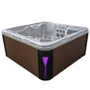 Hydrosan Garten-Whirlpool-Badewanne Spa566 Vollständige Cappuccino-Kaffeeabdeckung 200x200 cm