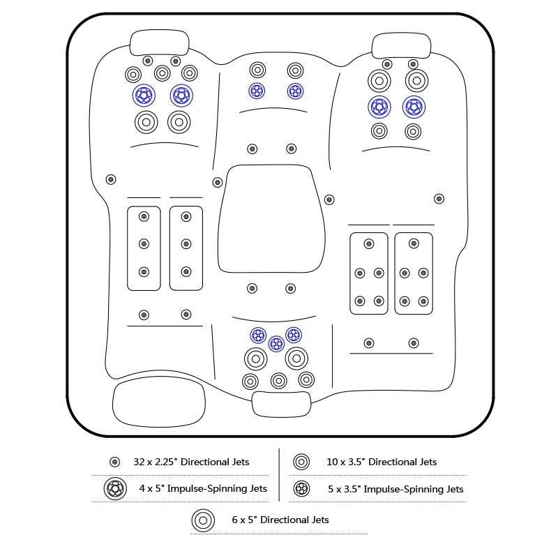 Hydrosan Garten-Whirlpool-Badewanne Spa566 Vollständige Cappuccino-Kaffeeabdeckung 200x200 cm