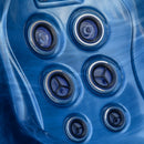 Hydrosan Garten-Whirlpool-Badewanne 566 Vollständig Blau Ozeanwelle Anthrazit Gehäuse 200x200 cm