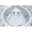 Hydrosan Garten-Whirlpool-Hybridbadewanne, Garten-Whirlpool-Spa, 580 W, Weißperle, Kaffeegehäuse 200 x 200 cm