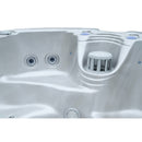 Hydrosan Garten-Whirlpool-Hybridbadewanne, Garten-Whirlpool-Spa, 580 W, Weißperle, Kaffeegehäuse 200 x 200 cm