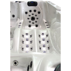 Hydrosan Garten-Whirlpool-Badewanne SPA702 Weiß Perlgrau Gehäuse 230x230 cm – Vorschau 10