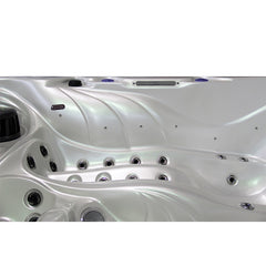 Hydrosan Garten-Whirlpool-Badewanne SPA702 Weiß Perlgrau Gehäuse 230x230 cm – Vorschau 14