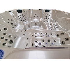Hydrosan Garten-Whirlpool-Badewanne SPA702 Weiß Perlgrau Gehäuse 230x230 cm – Vorschau 18