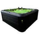 Hydrosan Garten-Whirlpool-Badewanne SPA702 Weiß Perlgrau Gehäuse 230x230 cm