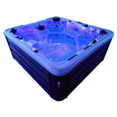 Hydrosan Garten-Whirlpool-Badewanne SPA702 Weiß Perlgrau Gehäuse 230x230 cm