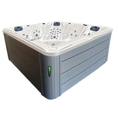 Hydrosan Garten-Whirlpool-Badewanne SPA702 Weiß Perlgrau Gehäuse 230x230 cm – Vorschau 3