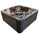 Hydrosan Garten-Whirlpool-Badewanne SPA702 Magma Gold Anthrazit Gehäuse 230x230 cm