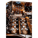 Hydrosan Garten-Whirlpool-Badewanne SPA702 Magma Gold Anthrazit Gehäuse 230x230 cm