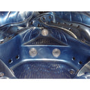 Hydrosan Garten-Whirlpool-Badewanne Spa702 Blaue Ozeanwelle Anthrazit Gehäuse 230x230 cm