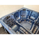Hydrosan Garten-Whirlpool-Badewanne Spa702 Blaue Ozeanwelle Anthrazit Gehäuse 230x230 cm