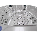 Hydrosan Garten-Whirlpool-Badewanne Spa702 Weißperle Kaffeegehäuse 230x230 cm