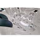 Hydrosan Garten-Whirlpool-Badewanne Spa702 Weißperle Kaffeegehäuse 230x230 cm