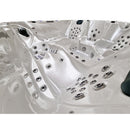 Hydrosan Garten-Whirlpool-Badewanne Spa702 Weißperle Kaffeegehäuse 230x230 cm
