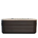 Hydrosan Garten-Whirlpool-Badewanne SPA702 Cappuccino Dunkelgrau Holzgehäuse 230x230 cm